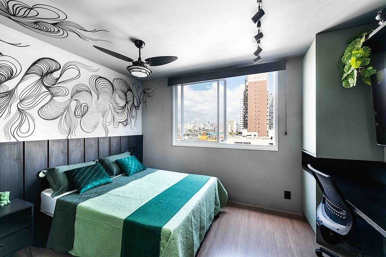 MV63 - Studio Lindo com Piscina Próx ao Metrô Brás