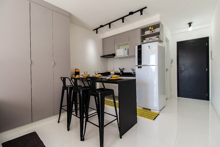 LF101 - Studio decorado no Tatuapé (Metrô a 250m)