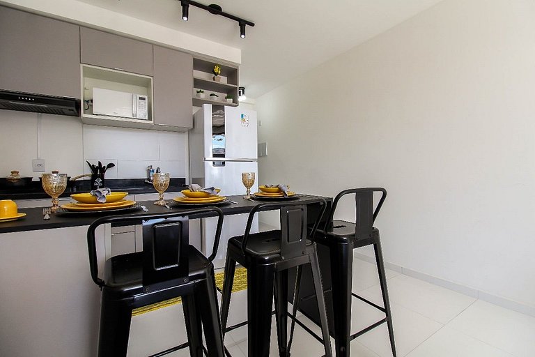 LF101 - Studio decorado no Tatuapé (Metrô a 250m)
