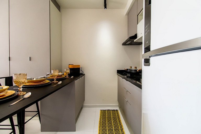 LF101 - Studio decorado no Tatuapé (Metrô a 250m)