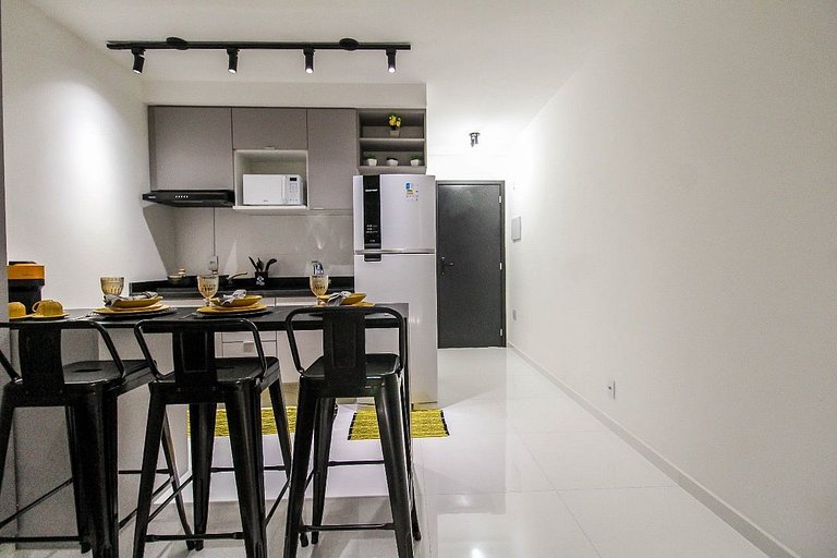 LF101 - Studio decorado no Tatuapé (Metrô a 250m)