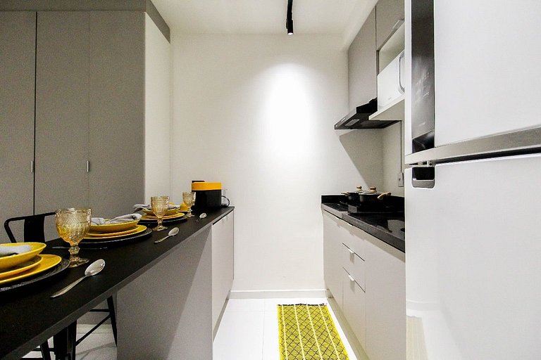 LF101 - Studio decorado no Tatuapé (Metrô a 250m)