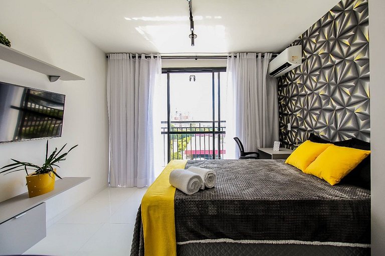 LF101 - Studio decorado no Tatuapé (Metrô a 250m)