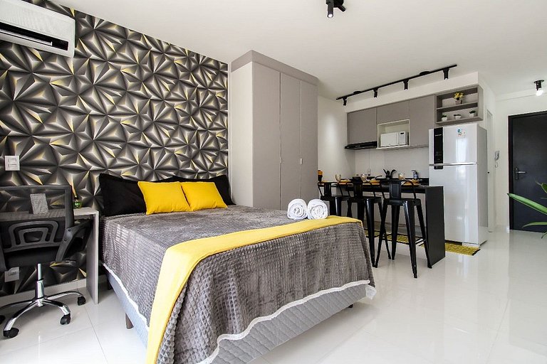 LF101 - Studio decorado no Tatuapé (Metrô a 250m)