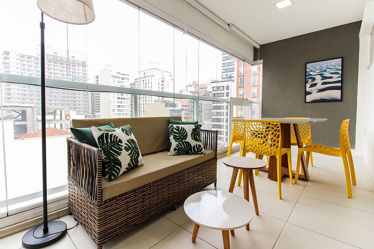 VS1005 - Apto Design na Augusta próx a Paulista
