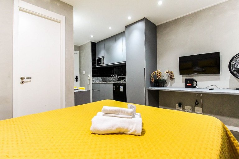 MV143 - Studio lindo c/ Piscina próx ao Metrô Brás