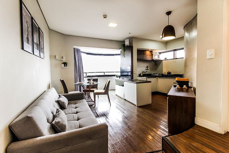 WS2508 - Flat lindo | Vista p/ Paulista (100m)