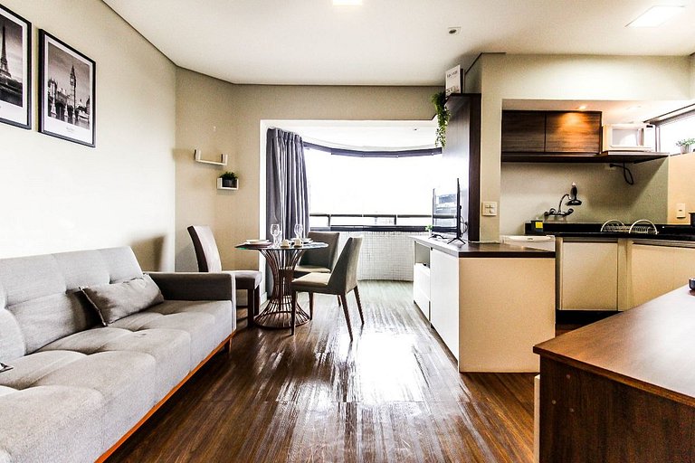 WS2508 - Flat lindo | Vista p/ Paulista (100m)