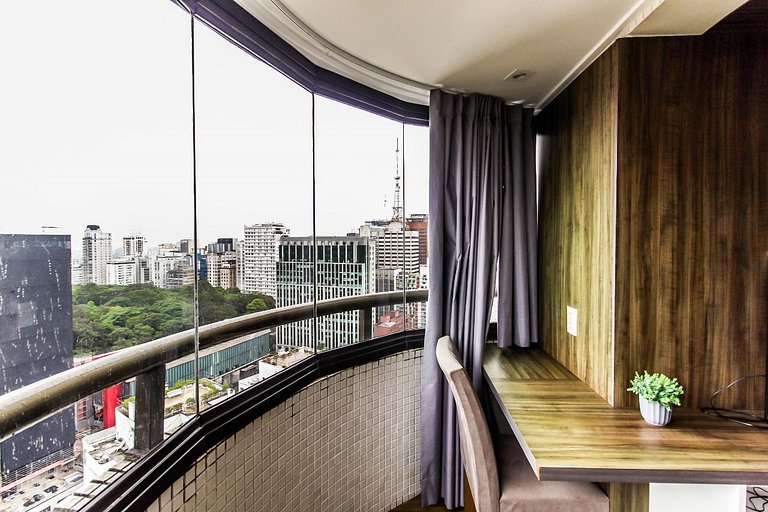 WS2508 - Flat lindo | Vista p/ Paulista (100m)