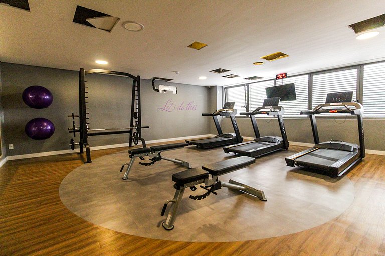 HP38 - Studio moderno | academia | ar-condicionado