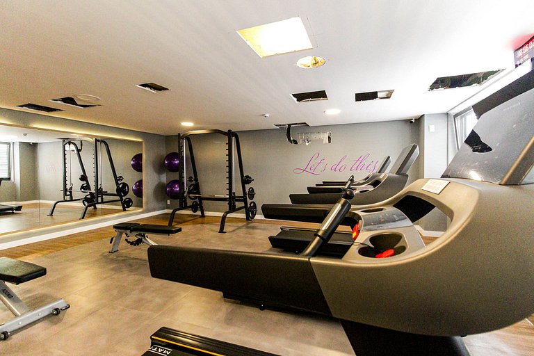 HP38 - Studio moderno | academia | ar-condicionado