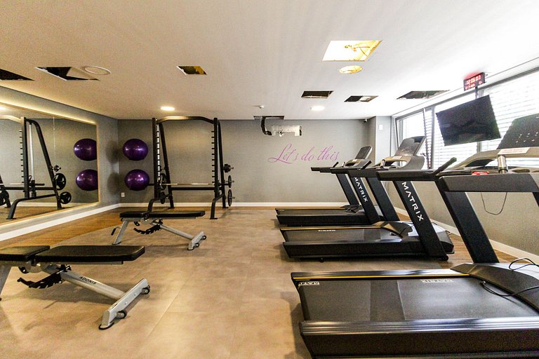 HP38 - Studio moderno | academia | ar-condicionado