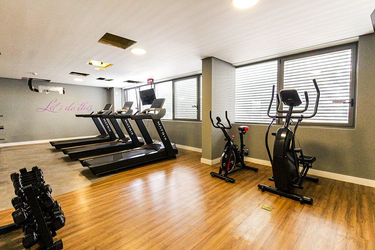 HP38 - Studio moderno | academia | ar-condicionado