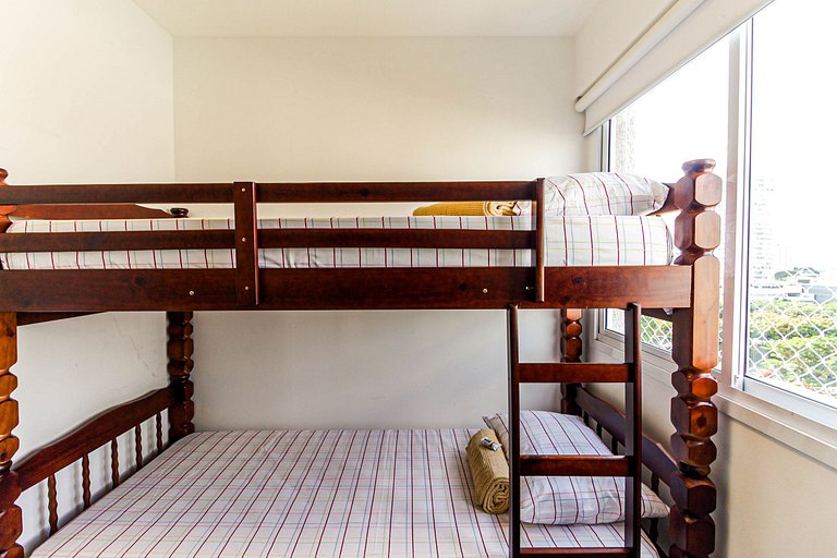 BL909 - Moderno Apto p/ 6 | Com piscina