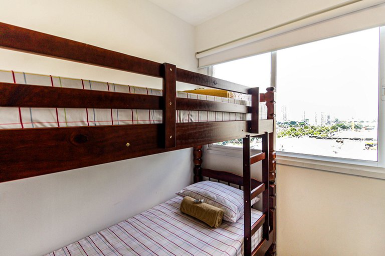 BL909 - Moderno Apto p/ 6 | Com piscina