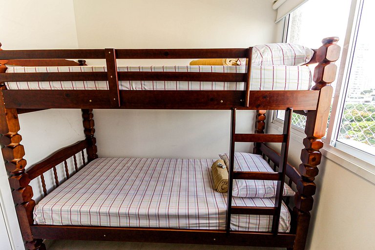 BL909 - Moderno Apto p/ 6 | Com piscina