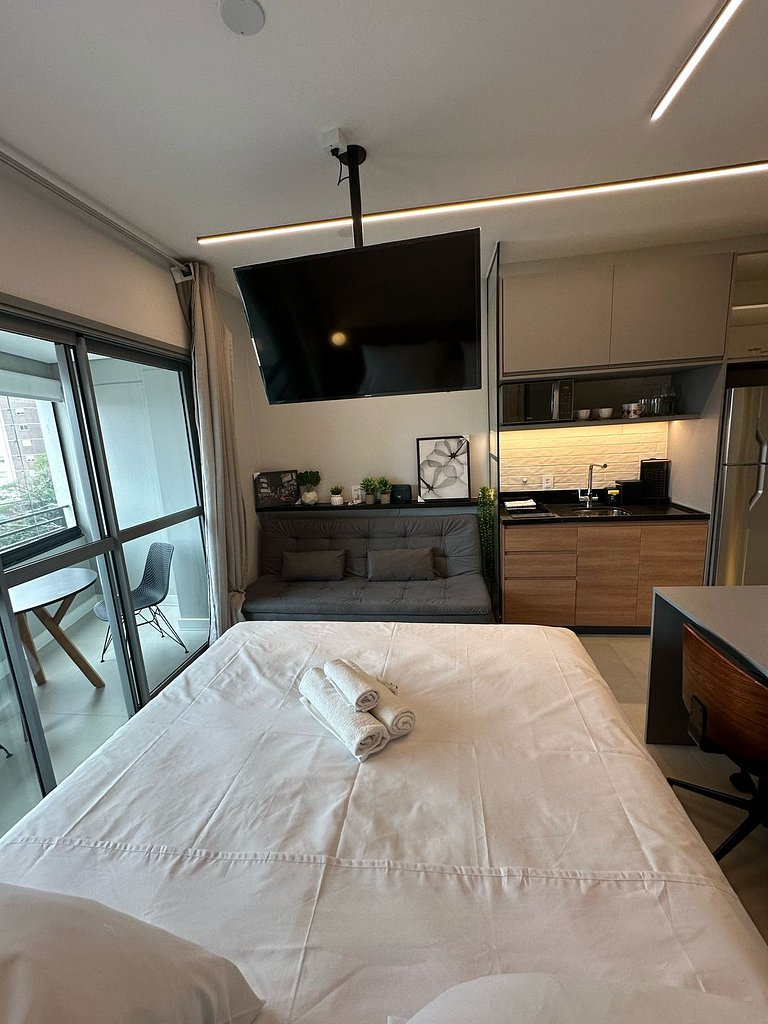 WBK611 - Studio Moderno no Brooklin | 4 pessoas