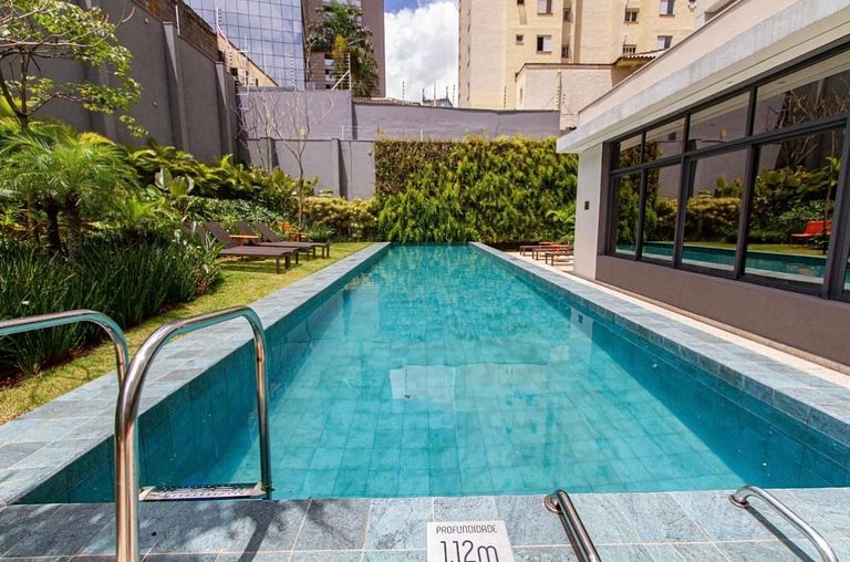 PR509 - Apto Luxuoso c/ Piscina | Metrô Paraíso