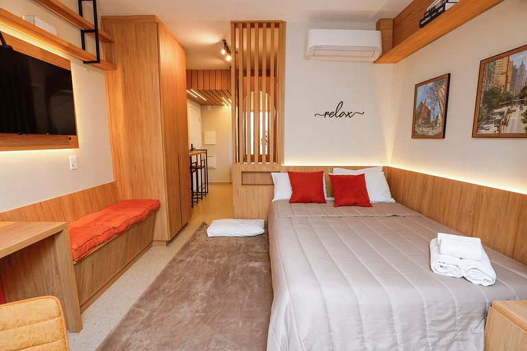 PR509 - Apto Luxuoso c/ Piscina | Metrô Paraíso