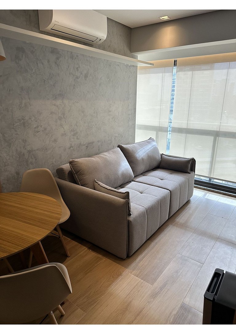 SBK602 - Studio de Luxo no Brooklin (170m Metrô)