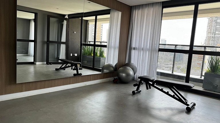 SBK602 - Studio de Luxo no Brooklin (170m Metrô)