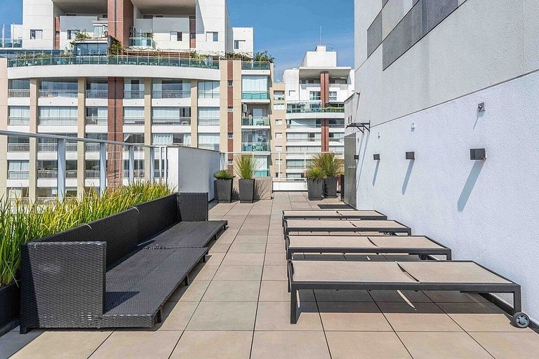 VS1604 - Studio com Piscina e Vaga na Rua Augusta