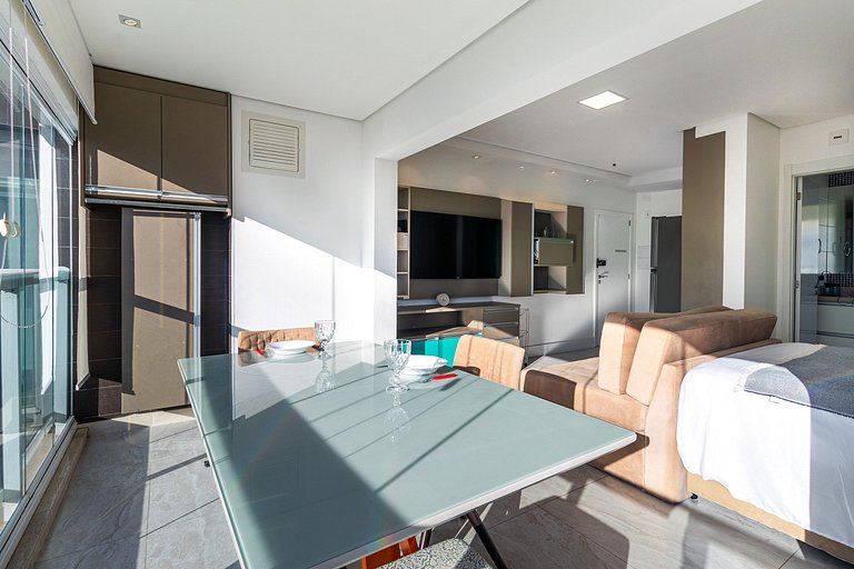VS1604 - Studio com Piscina e Vaga na Rua Augusta