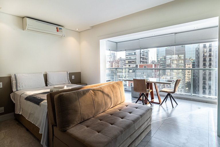 VS1604 - Studio com Piscina e Vaga na Rua Augusta