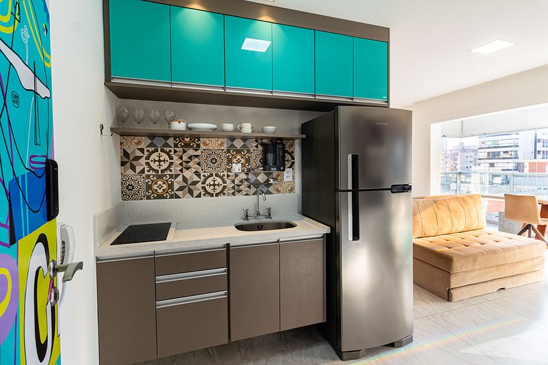 VS1604 - Studio com Piscina e Vaga na Rua Augusta