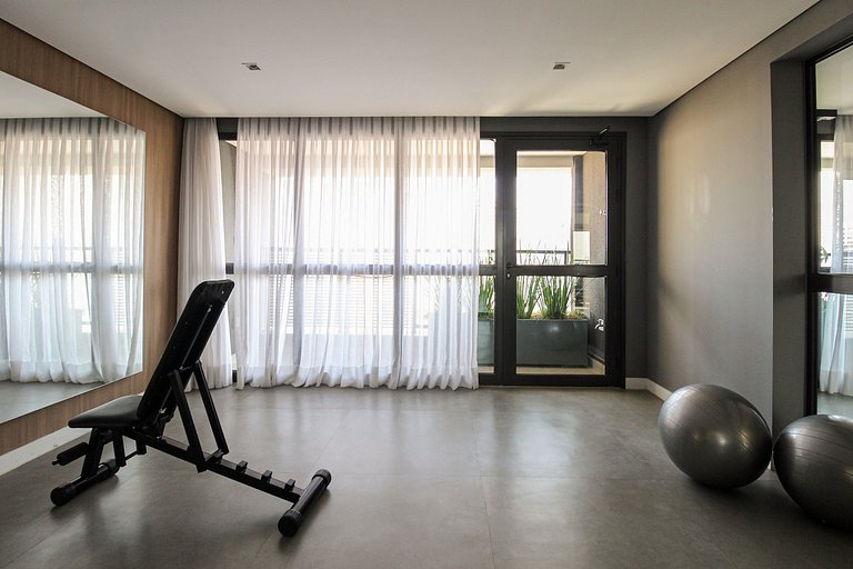 SBK602 - Studio de Luxo no Brooklin (170m Metrô)