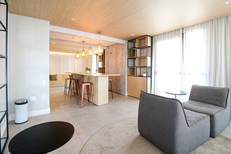 SBK602 - Studio de Luxo no Brooklin (170m Metrô)