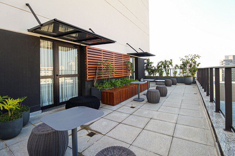 SBK602 - Studio de Luxo no Brooklin (170m Metrô)