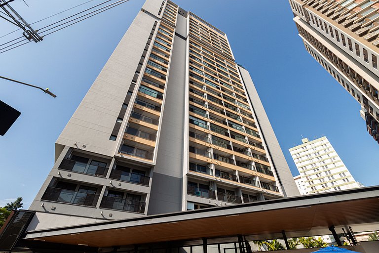 SBK602 - Studio de Luxo no Brooklin (170m Metrô)