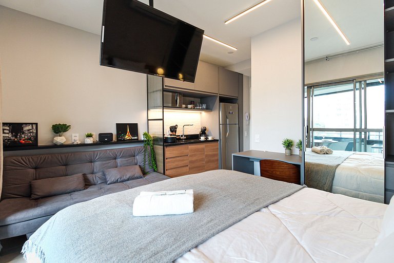 WBK611 - Studio Moderno no Brooklin | 4 pessoas