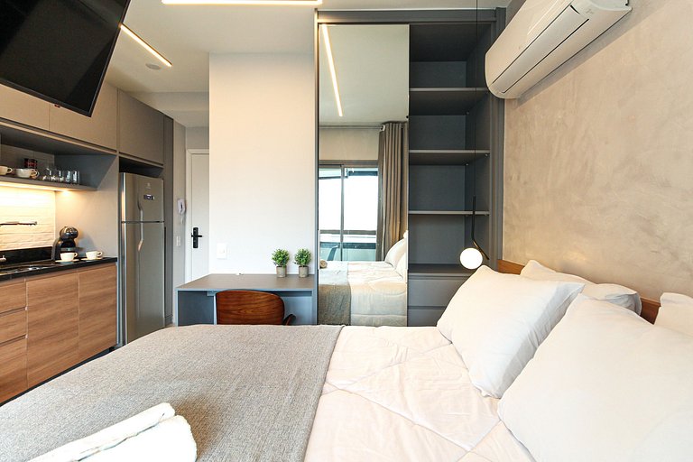 WBK611 - Studio Moderno no Brooklin | 4 pessoas