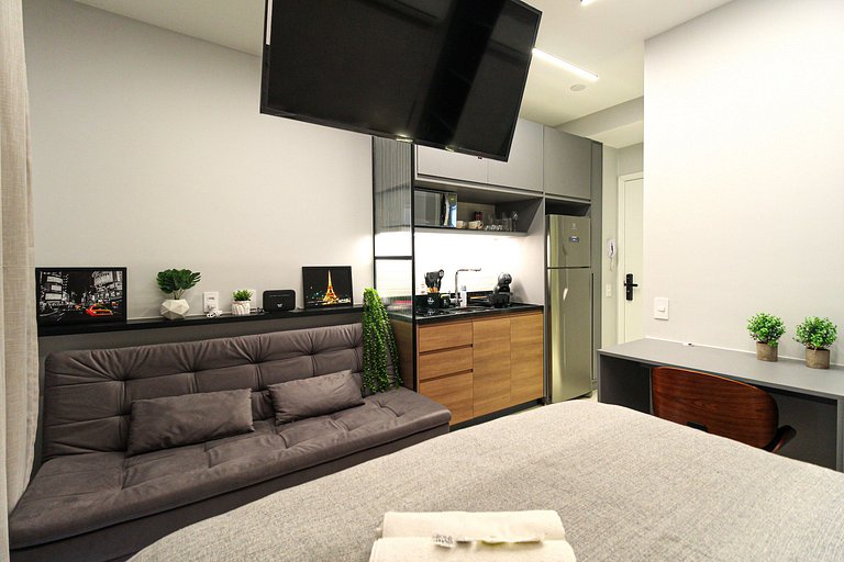 WBK611 - Studio Moderno no Brooklin | 4 pessoas