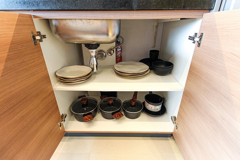 WBK611 - Studio Moderno no Brooklin | 4 pessoas
