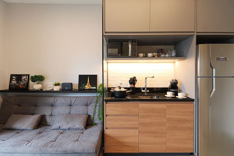 WBK611 - Studio Moderno no Brooklin | 4 pessoas