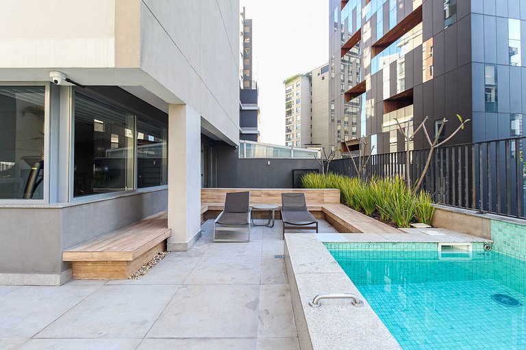 VMD321 - Studio c/ piscina na Vila Madalena