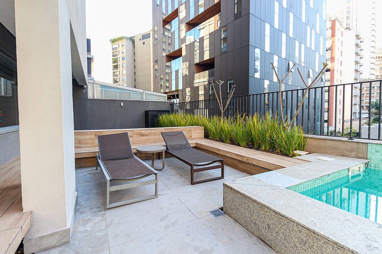 VMD321 - Studio c/ piscina na Vila Madalena