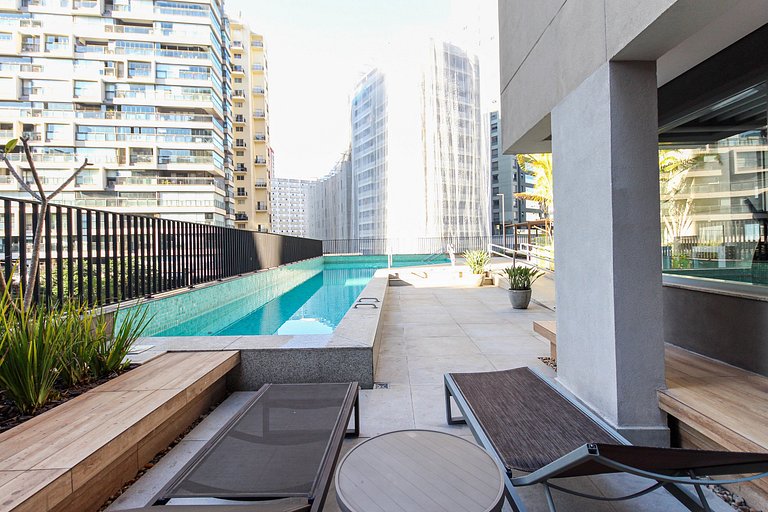 VMD321 - Studio c/ piscina na Vila Madalena