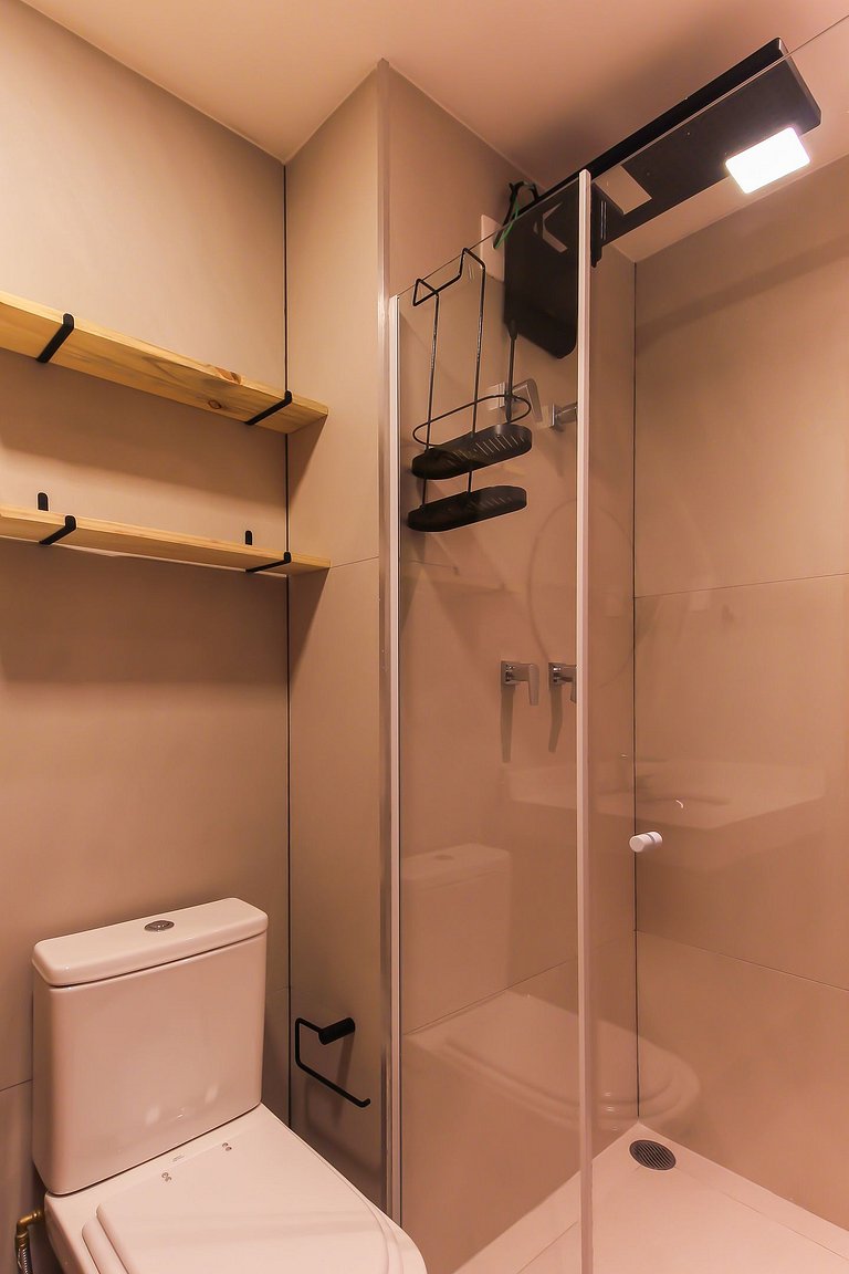 PES504 - Studio c/ Piscina e Academia em Pinheiros