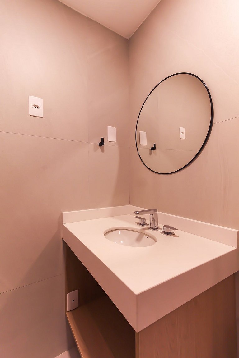PES504 - Studio c/ Piscina e Academia em Pinheiros