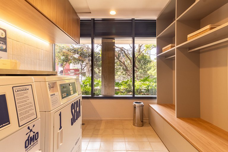 PES504 - Studio c/ Piscina e Academia em Pinheiros