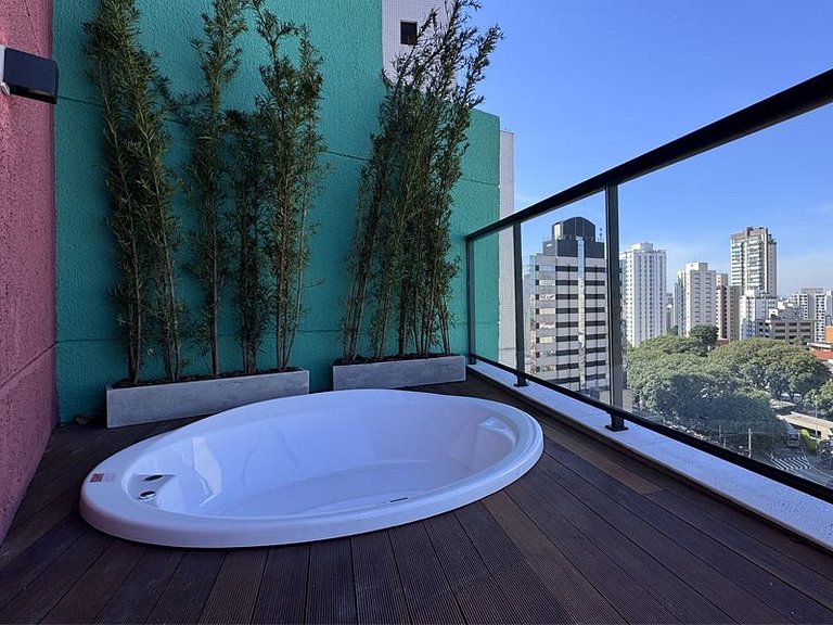 NVM23 - Studio completo c/ lazer na Vila Mariana