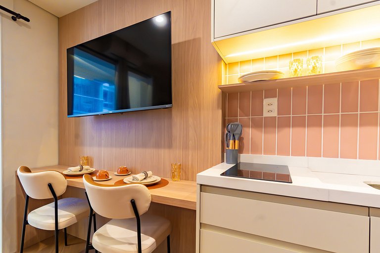 HVM307 - Studio moderno na Vila Mariana