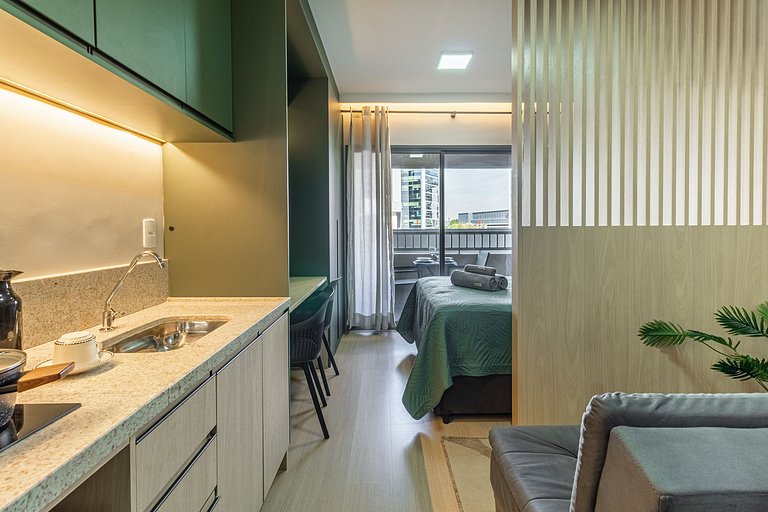 FL213 - Studio Novo no Metrô Faria Lima