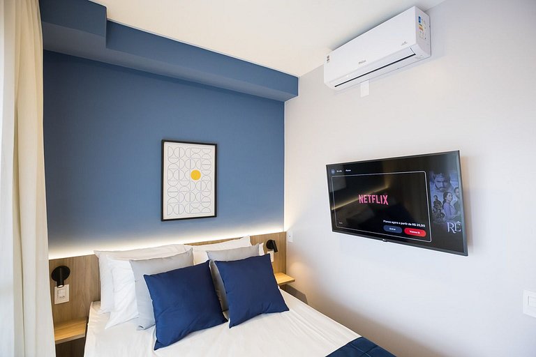 RPM314 - Apto moderno na Mooca | Ar-condicionado