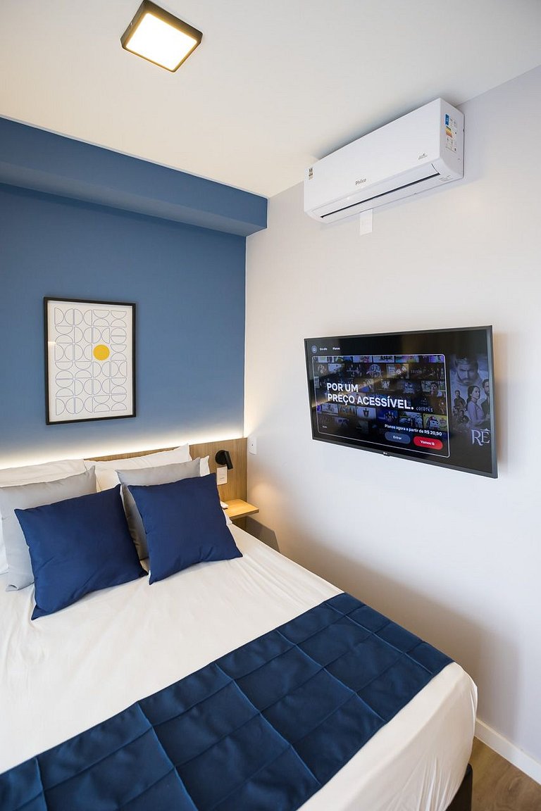 RPM314 - Apto moderno na Mooca | Ar-condicionado