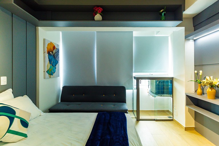 TBV1607 – Studio Moderno no centro | C Garagem